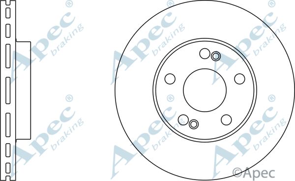 APEC BRAKING Тормозной диск DSK669